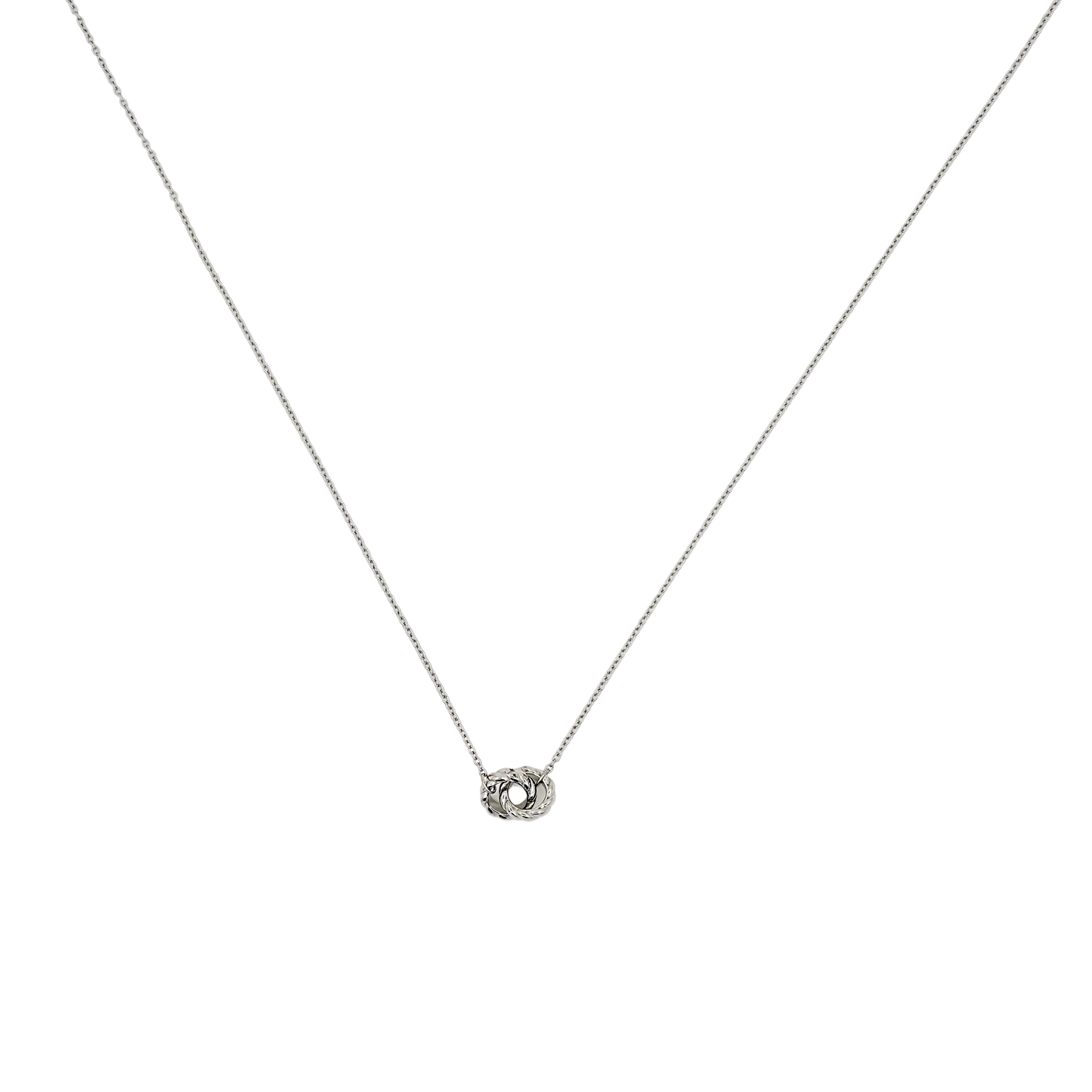 infinity necklace - silver