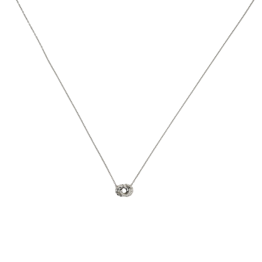 infinity necklace - silver