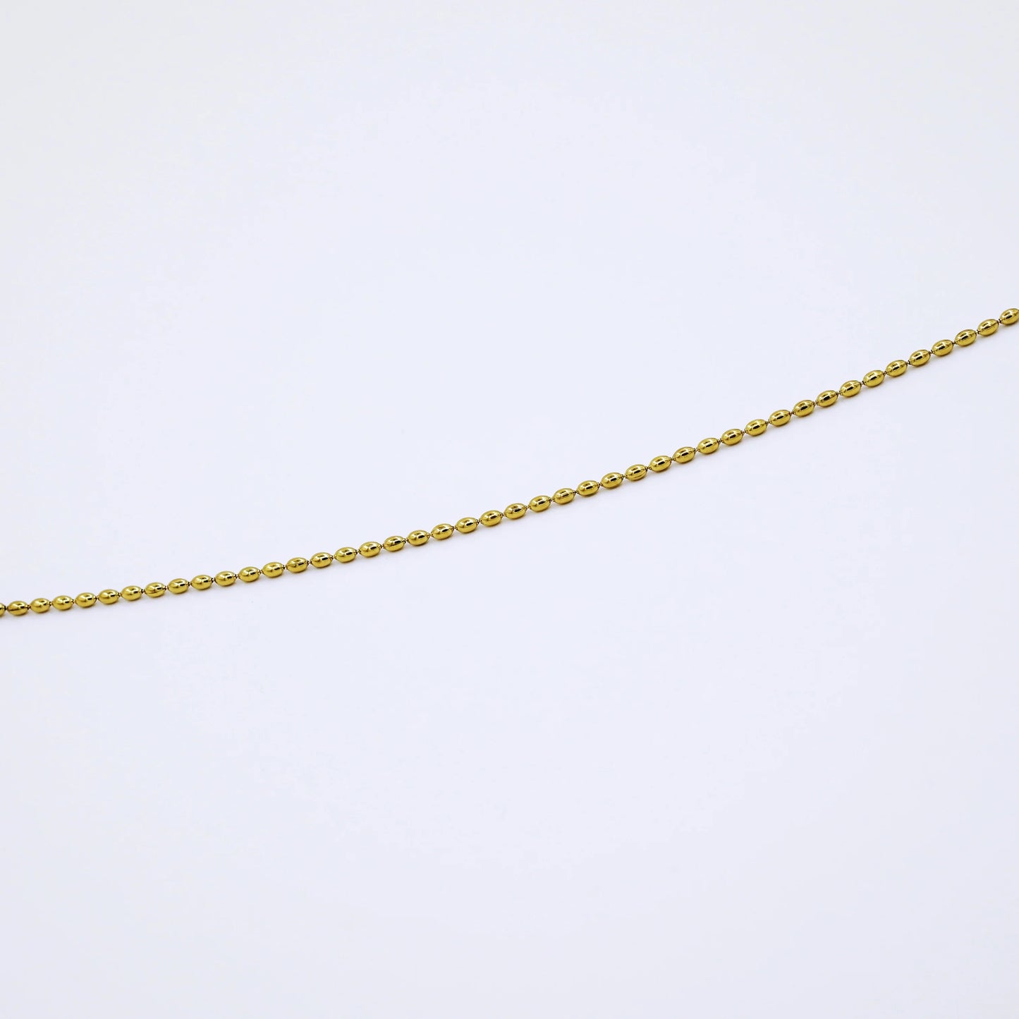 rice chain bracelet - gold