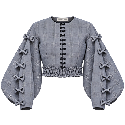 aurelia bow jacket - emanuel new york