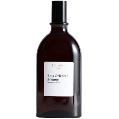 Brown bottle of Eatcher Bois Oriental & Ylang on a white background
