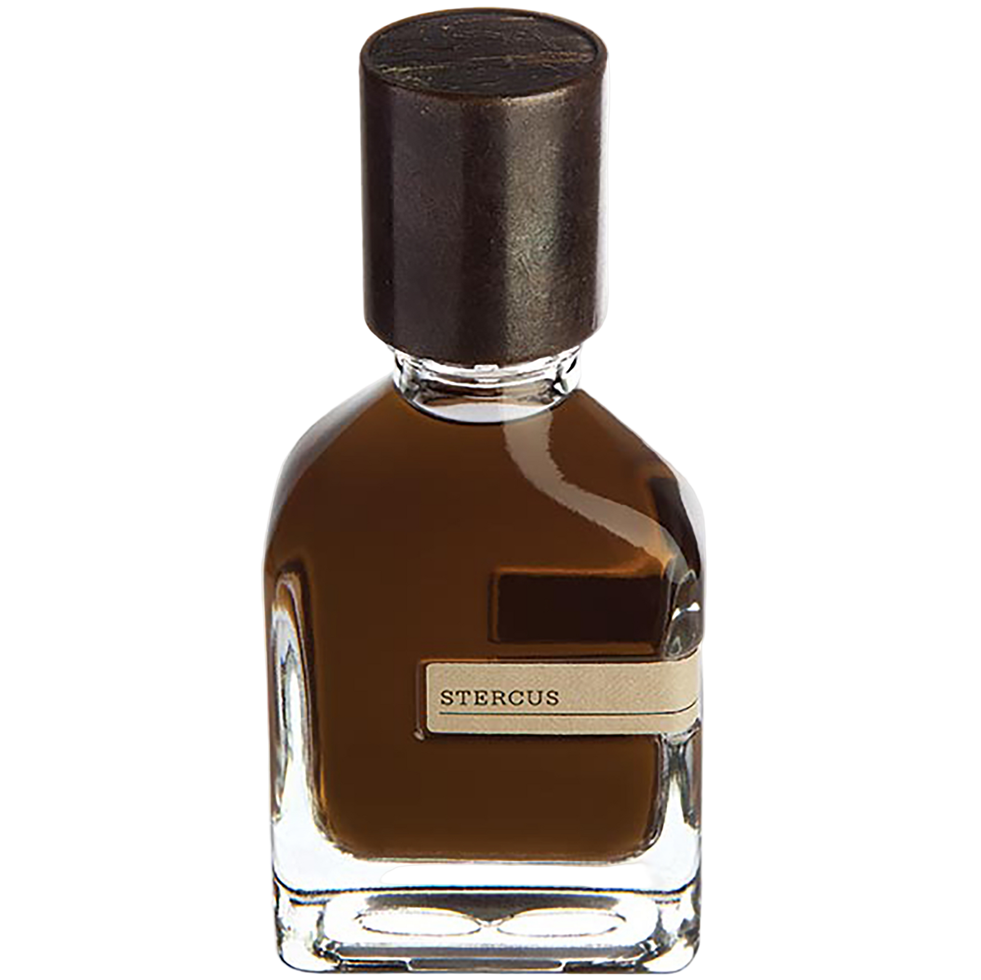 Perfume bottle labeled “STERCUS” on a white background