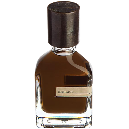 Perfume bottle labeled “STERCUS” on a white background