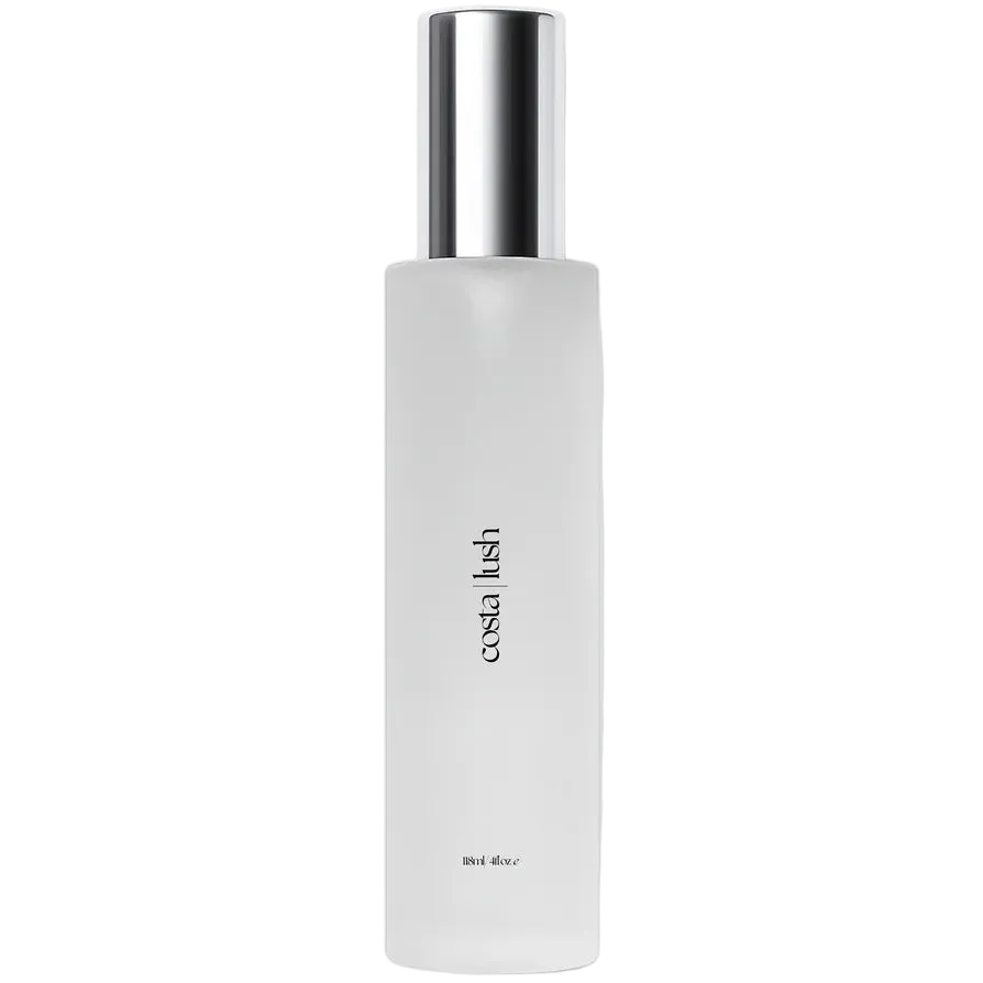 White costal lush body oil spray bottle from skin