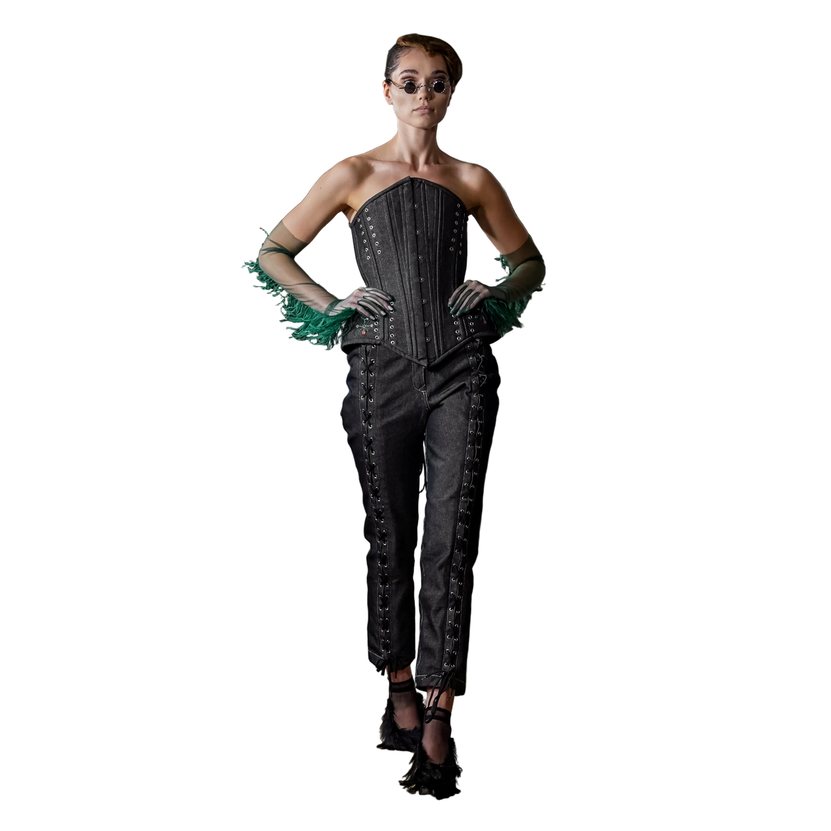briar rose lace-up pants