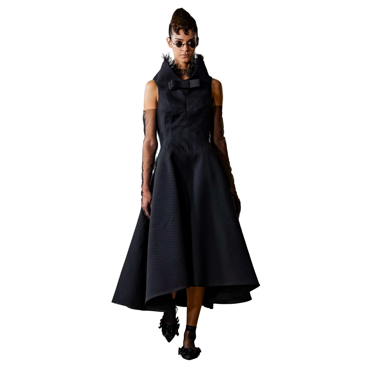 midnight plume dress