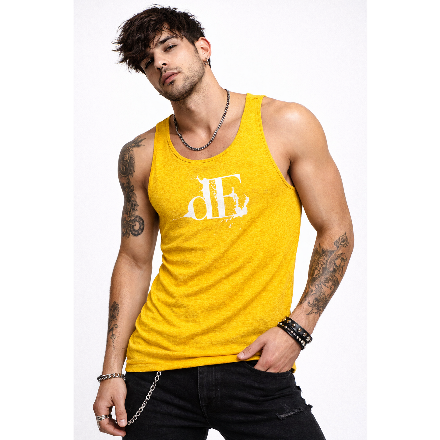 de souza - sheer tank - yellow - emanuel new york