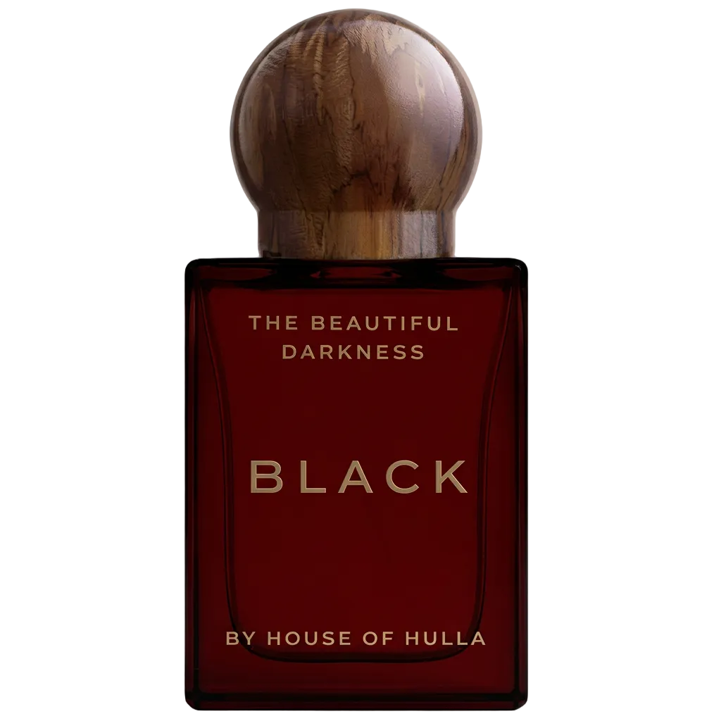 black perfume oil