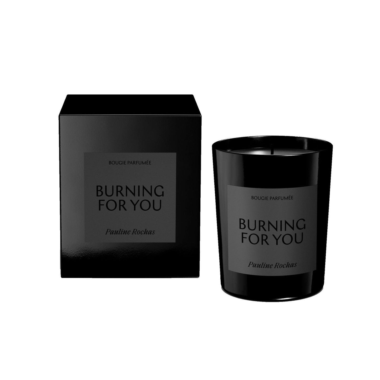 burning for you - woody oriental scented candle