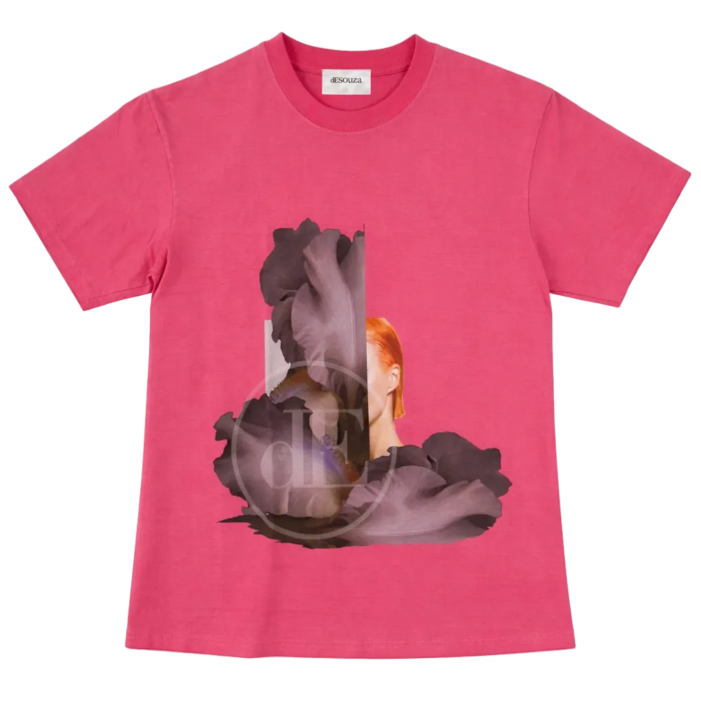 de souza - graphic tee - pink - emanuel new york
