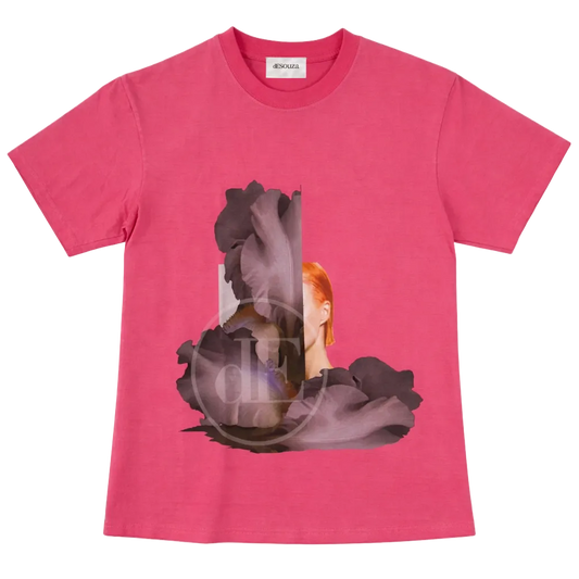 de souza - graphic tee - pink - emanuel new york