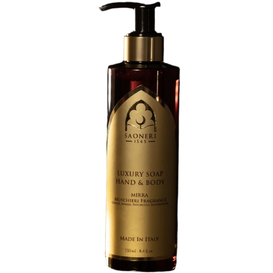 mirra hand and body soap