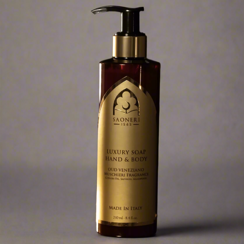 oud veneziano hand and body soap