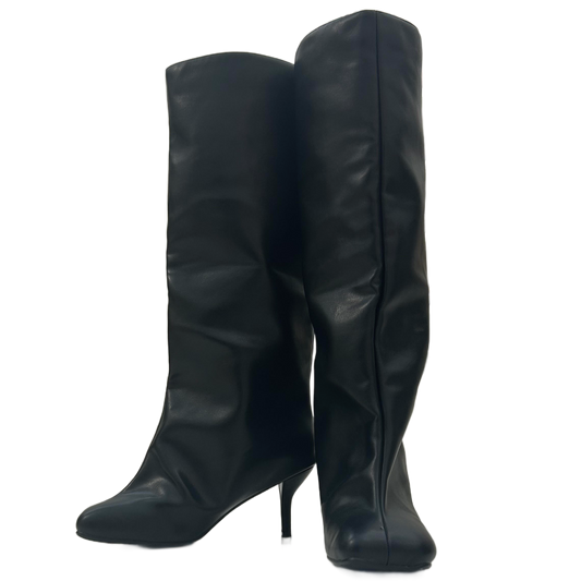 hoof scrunch boot black