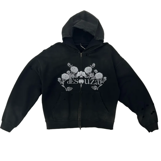 de souza - retro fade hoodie black - emanuel new york