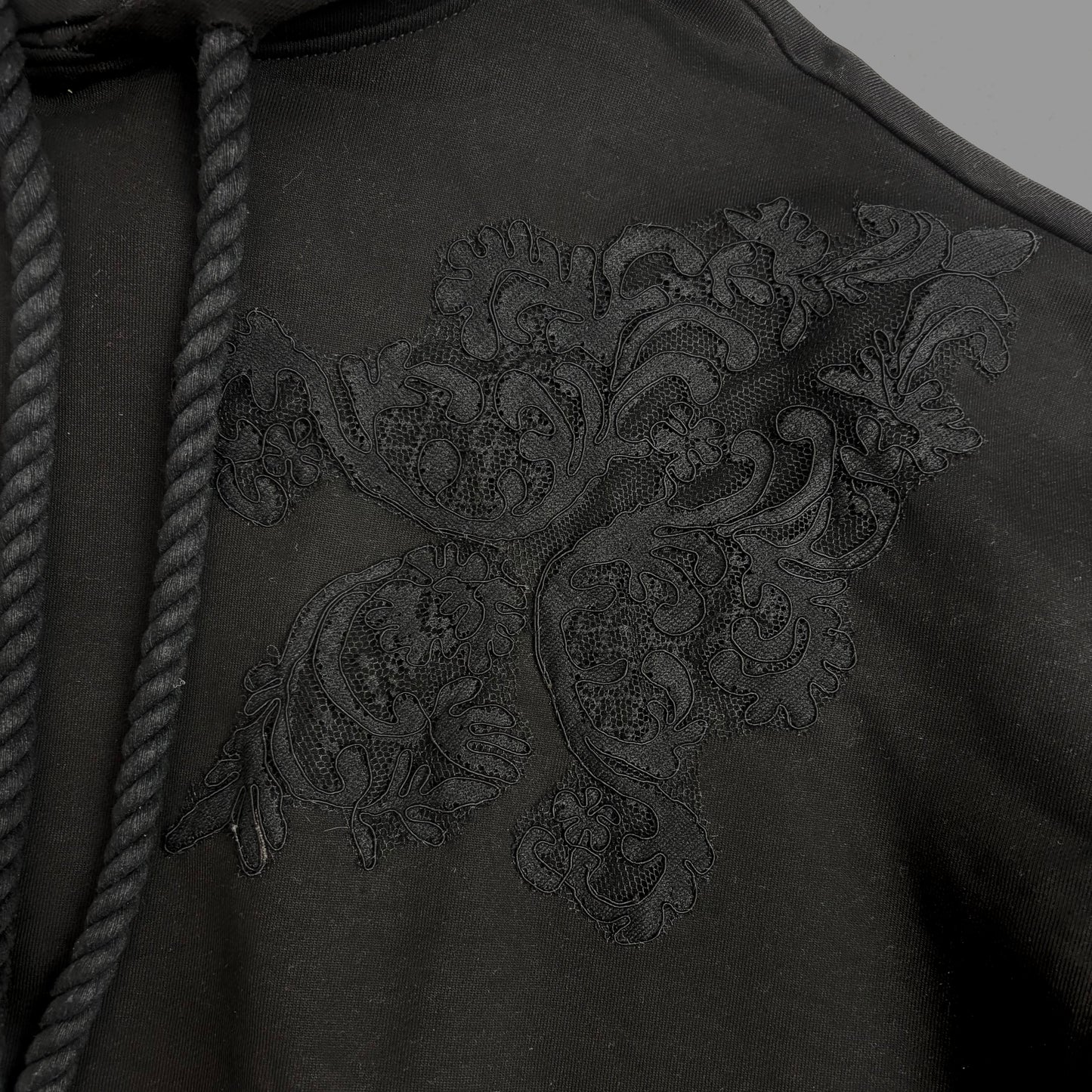 de souza - chantilly hoodie - black - emanuel new york