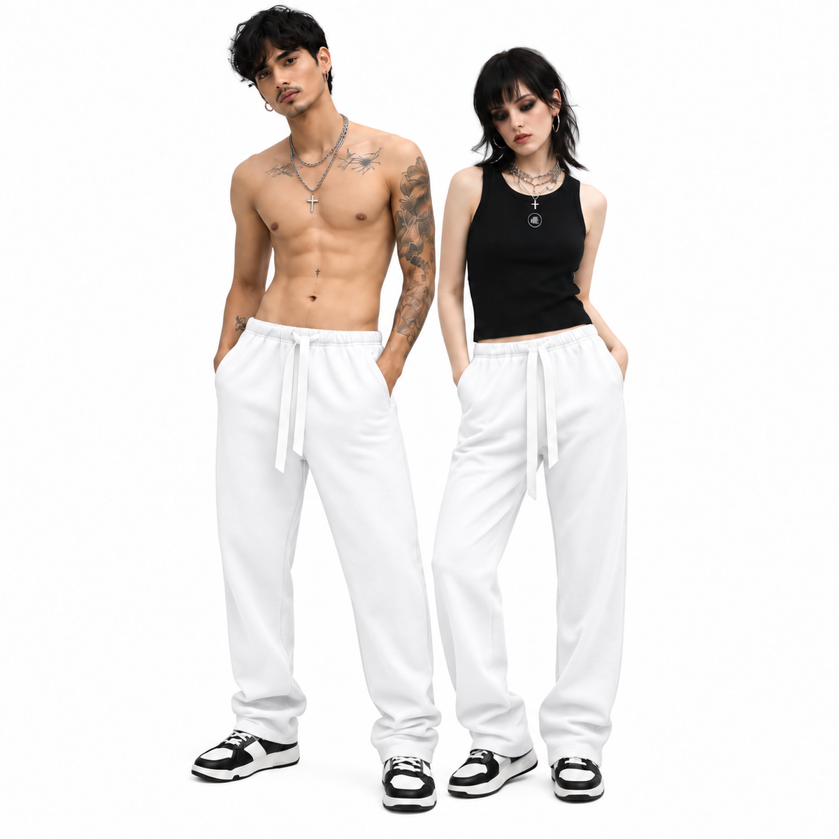 de souza - sweatpant - white